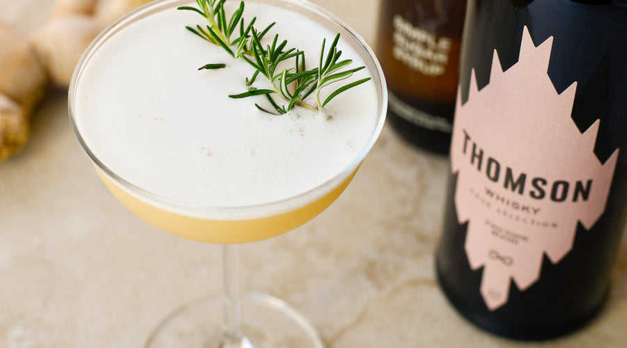 Rosemary & Ginger Whisky Sour