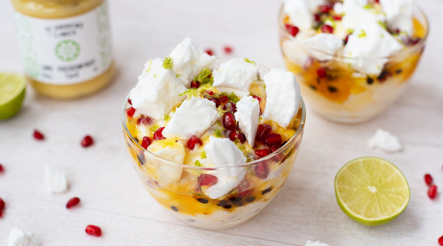 Lime Passionfruit Eton Mess