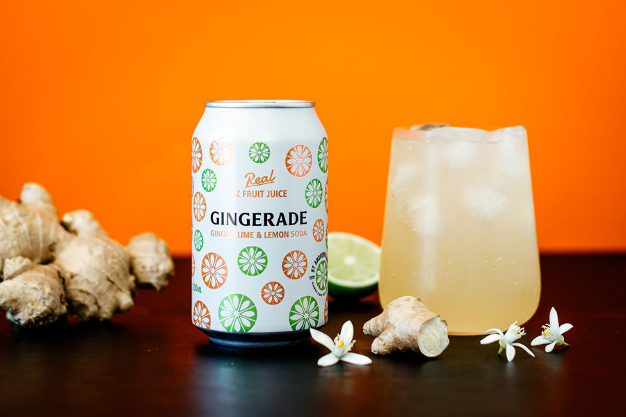 Ginger Rade Gingerade- Sparkling Soda 6 pack – St Andrews Limes